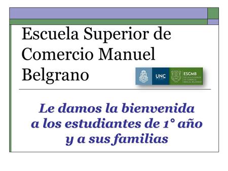 Escuela Superior de Comercio Manuel Belgrano