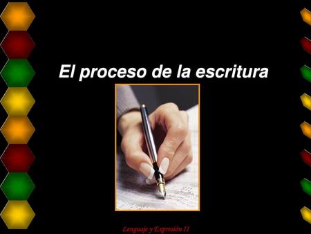 El proceso de la escritura