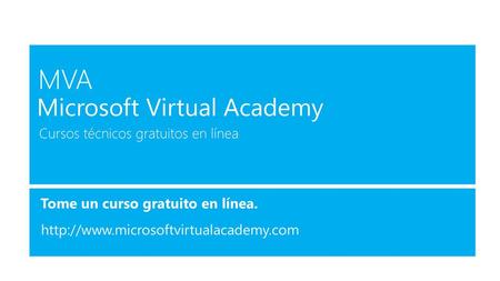 Microsoft Virtual Academy
