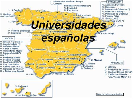 Universidades españolas