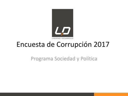 Encuesta de Corrupción 2017