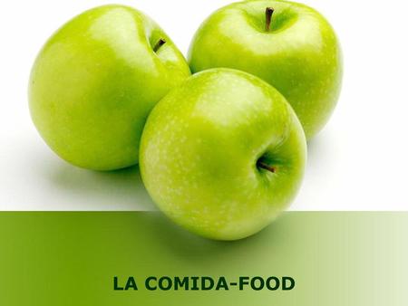 LA COMIDA-FOOD.