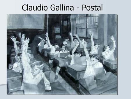 Claudio Gallina - Postal