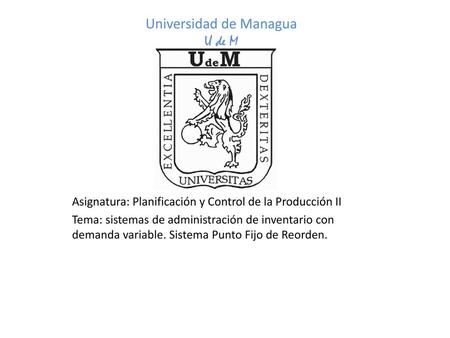 Universidad de Managua U de M