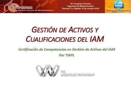 Gestión de Activos y Cualificaciones del IAM