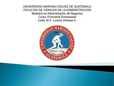 UNIVERSIDAD MARIANO GÁLVEZ DE GUATEMALA