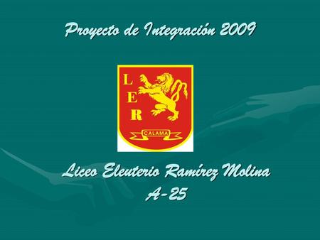 Proyecto de Integración 2009