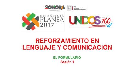 REFORZAMIENTO EN LENGUAJE Y COMUNICACIÓN