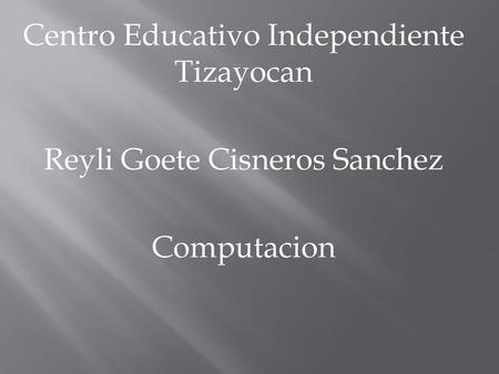 Centro Educativo Independiente Tizayocan