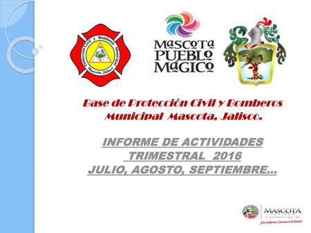 Base de Protección Civil y Bomberos Municipal Mascota, Jalisco
