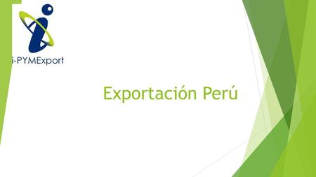 Exportación Perú.