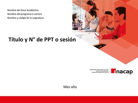 Título y N° de PPT o sesión