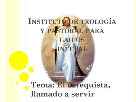 Instituto de teología y pastoral para laicos intepal