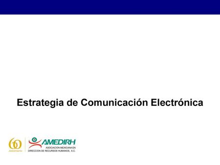 Estrategia de Comunicación Electrónica
