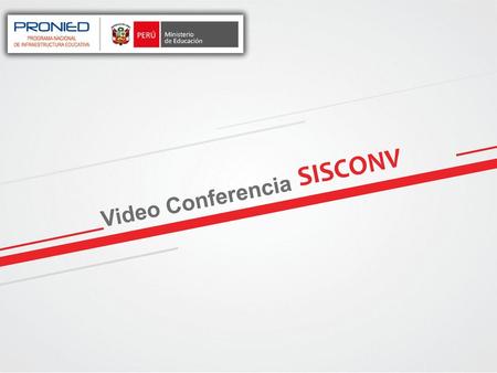 SISCONV Video Conferencia.
