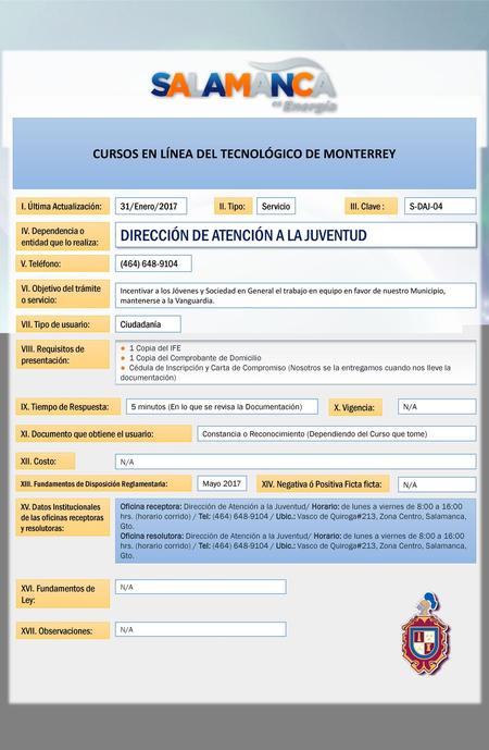 CURSOS EN LÍNEA DEL TECNOLÓGICO DE MONTERREY