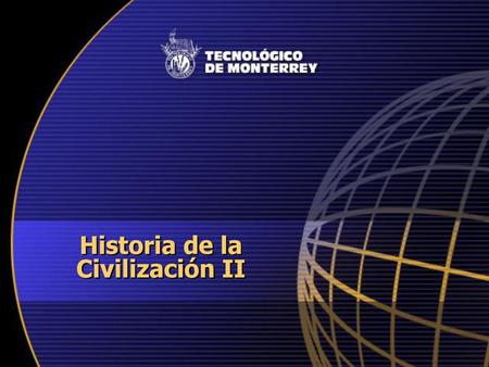 Historia de la Civilización II