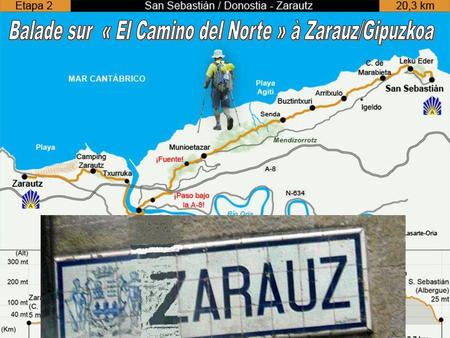 Balade sur « El Camino del Norte » à Zarauz/Gipuzkoa