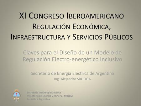 Secretario de Energía Eléctrica de Argentina