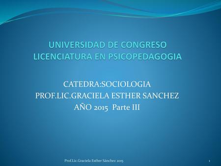 UNIVERSIDAD DE CONGRESO LICENCIATURA EN PSICOPEDAGOGIA