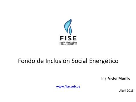 Fondo de Inclusión Social Energético