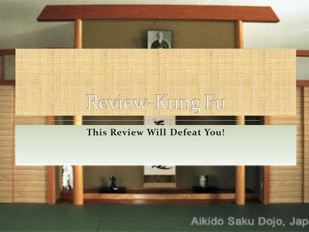 This Review Will Defeat You!. Inclinar la cabeza Escuchar al sensei Golpear (1x) la respuesta apropriada Si la ninja derrotada (defeated) es anaranjada,