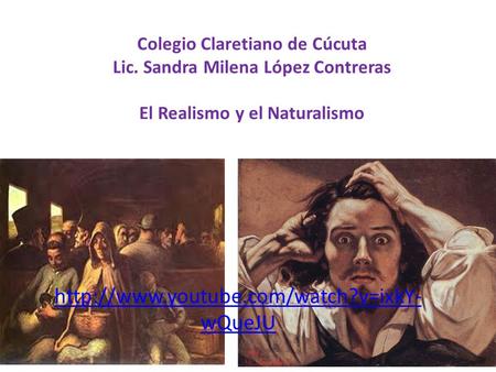 Colegio Claretiano de Cúcuta  Lic. Sandra Milena López Contreras