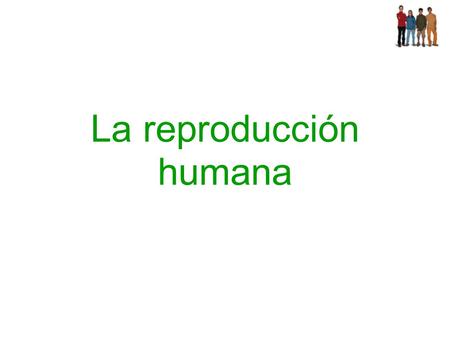 La reproducción humana.