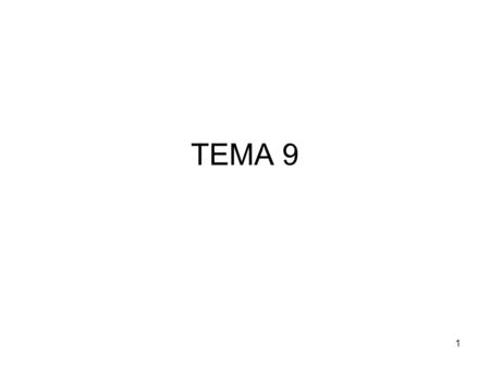 TEMA 9.