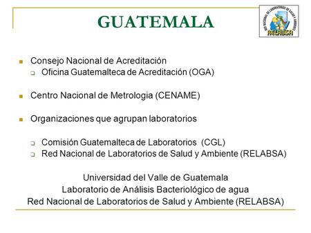 GUATEMALA Consejo Nacional de Acreditación