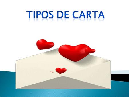 TIPOS DE CARTA.