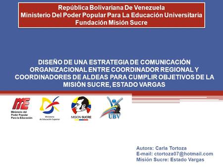 República Bolivariana De Venezuela