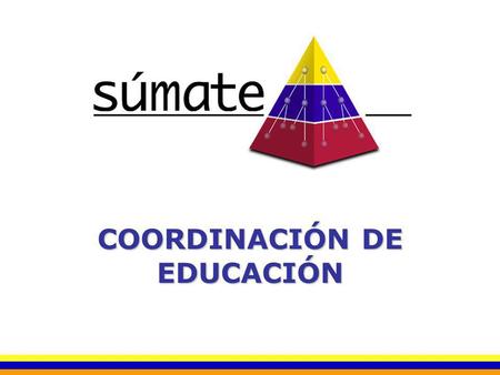 COORDINACIÓN DE EDUCACIÓN