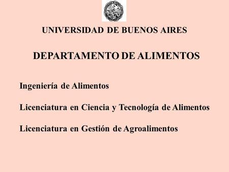 UNIVERSIDAD DE BUENOS AIRES