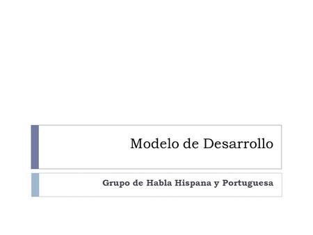 Grupo de Habla Hispana y Portuguesa
