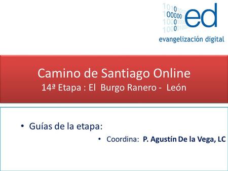 Camino de Santiago Online 14ª Etapa : El Burgo Ranero - León