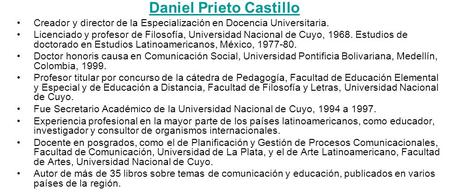 Daniel Prieto Castillo