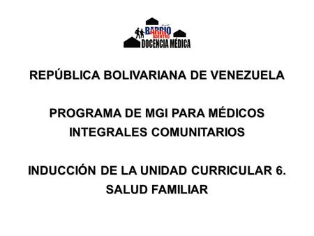 REPÚBLICA BOLIVARIANA DE VENEZUELA