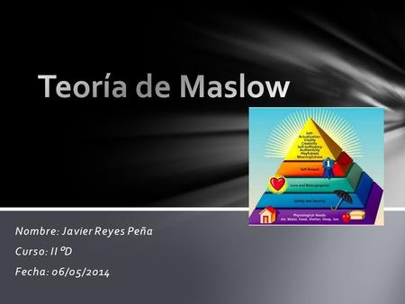 Nombre: Javier Reyes Peña Curso: II°D Fecha: 06/05/2014