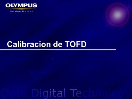 2017/4/6 Calibracion de TOFD.