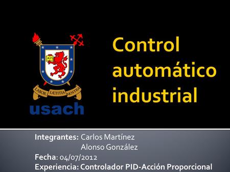 Control automático industrial