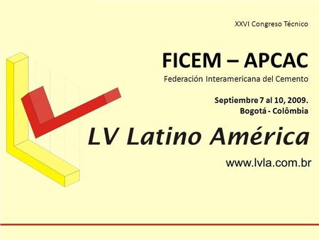 FICEM – APCAC Federación Interamericana del Cemento