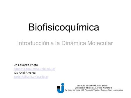 Introducción a la Dinámica Molecular