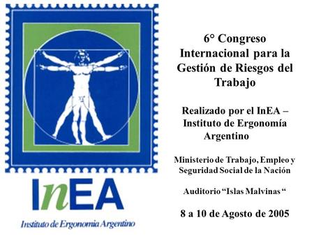 6° Congreso Internacional para la Gestión de Riesgos del Trabajo