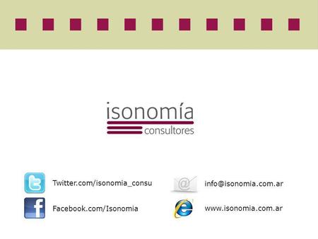 Twitter.com/isonomia_consu Facebook.com/Isonomia