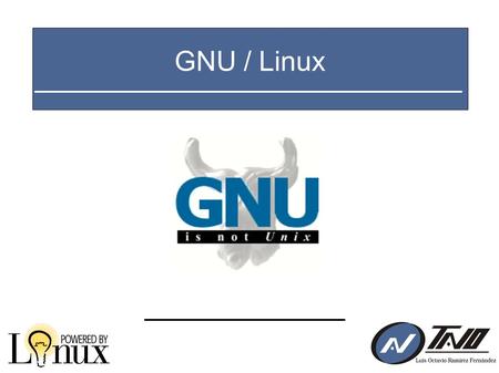 GNU / Linux Módulo I.