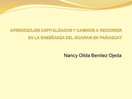 Nancy Oilda Benitez Ojeda