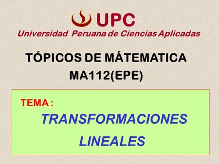 Universidad Peruana de Ciencias Aplicadas