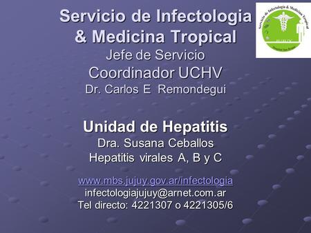 Hepatitis virales A, B y C