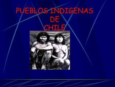 PUEBLOS INDIGENAS DE CHILE